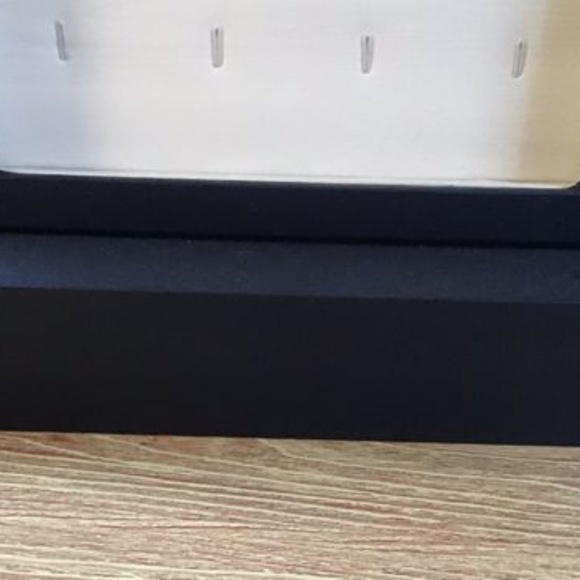 Jewelry Display Case Navy Faux Leather with lock a - Picture 2 of 8